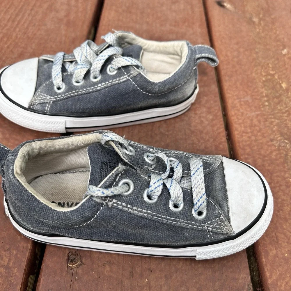 Converse All Star Chuck Taylor Kids 9M Blue Low Top
